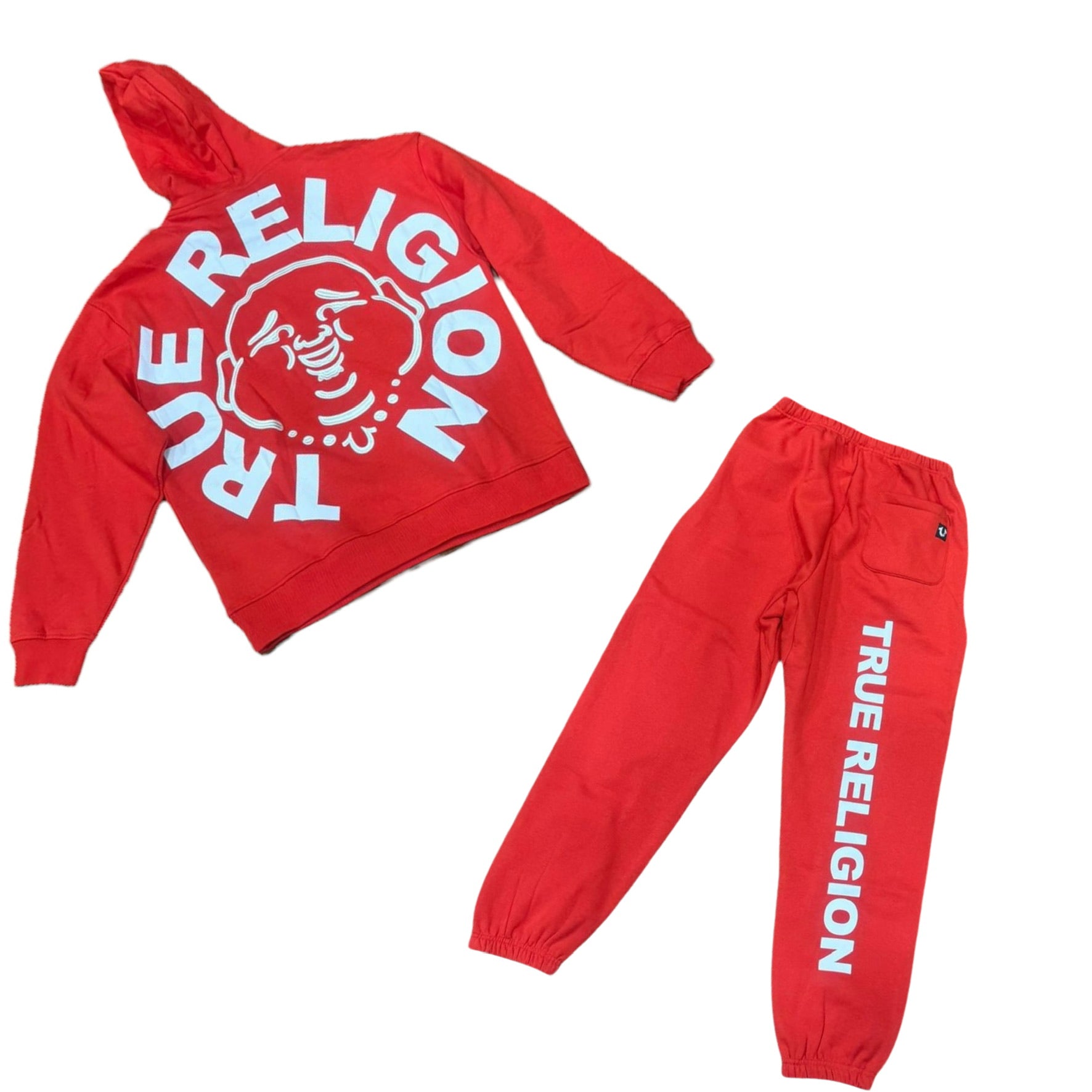 TRUE RELIGION: Buddha Face Hoodie Sweatset
